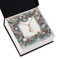 Christmas Background 077 - 18K Yellow Gold Finish Alluring Beauty Necklace