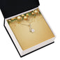 Christmas Background 050 - 18K Yellow Gold Finish Alluring Beauty Necklace