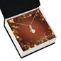 Christmas Background 020 - 18K Yellow Gold Finish Alluring Beauty Necklace