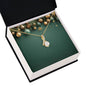 Christmas Background 037 - 18K Yellow Gold Finish Alluring Beauty Necklace