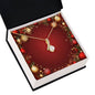 Christmas Background 034 - 18K Yellow Gold Finish Alluring Beauty Necklace