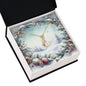 Christmas Background 086 - 18K Yellow Gold Finish Alluring Beauty Necklace