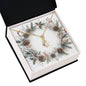 Christmas Background 091 - 18K Yellow Gold Finish Alluring Beauty Necklace