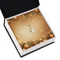 Christmas Background 058 - 18K Yellow Gold Finish Alluring Beauty Necklace