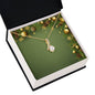 Christmas Background 061 - 18K Yellow Gold Finish Alluring Beauty Necklace