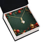 Christmas Background 115 - 18K Yellow Gold Finish Alluring Beauty Necklace