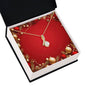 Christmas Background 047 - 18K Yellow Gold Finish Alluring Beauty Necklace