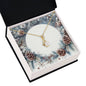 Christmas Background 085 - 18K Yellow Gold Finish Alluring Beauty Necklace