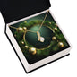 Christmas Background 101 - 18K Yellow Gold Finish Alluring Beauty Necklace