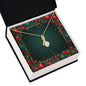 Christmas Background 070 - 18K Yellow Gold Finish Alluring Beauty Necklace