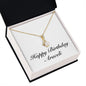Happy Birthday Araceli - 18K Yellow Gold Finish Alluring Beauty Necklace