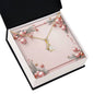 Christmas Background 008 - 18K Yellow Gold Finish Alluring Beauty Necklace