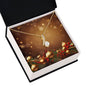 Christmas Background 057 - 18K Yellow Gold Finish Alluring Beauty Necklace