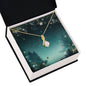 Christmas Background 111 - 18K Yellow Gold Finish Alluring Beauty Necklace