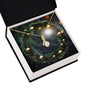 Christmas Background 110 - 18K Yellow Gold Finish Alluring Beauty Necklace