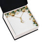 Christmas Background 012 - 18K Yellow Gold Finish Alluring Beauty Necklace