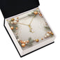 Christmas Background 039 - 18K Yellow Gold Finish Alluring Beauty Necklace