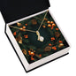 Christmas Background 123 - 18K Yellow Gold Finish Alluring Beauty Necklace