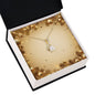 Christmas Background 052 - 18K Yellow Gold Finish Alluring Beauty Necklace