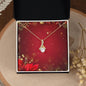 Christmas Background 099 - 18K Yellow Gold Finish Alluring Beauty Necklace