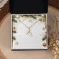 Christmas Background 048 - 18K Yellow Gold Finish Alluring Beauty Necklace