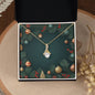 Christmas Background 128 - 18K Yellow Gold Finish Alluring Beauty Necklace