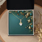 Christmas Background 003 - 18K Yellow Gold Finish Alluring Beauty Necklace
