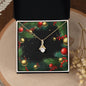 Christmas Background 125 - 18K Yellow Gold Finish Alluring Beauty Necklace