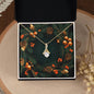 Christmas Background 123 - 18K Yellow Gold Finish Alluring Beauty Necklace