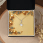 Christmas Background 059 - 18K Yellow Gold Finish Alluring Beauty Necklace