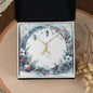 Christmas Background 090 - 18K Yellow Gold Finish Alluring Beauty Necklace