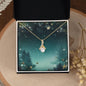 Christmas Background 111 - 18K Yellow Gold Finish Alluring Beauty Necklace