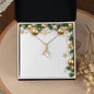 Christmas Background 012 - 18K Yellow Gold Finish Alluring Beauty Necklace