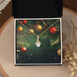 Christmas Background 120 - 18K Yellow Gold Finish Alluring Beauty Necklace