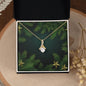 Christmas Background 113 - 18K Yellow Gold Finish Alluring Beauty Necklace