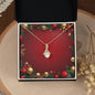 Christmas Background 033 - 18K Yellow Gold Finish Alluring Beauty Necklace