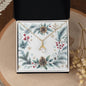 Christmas Background 092 - 18K Yellow Gold Finish Alluring Beauty Necklace
