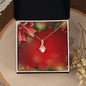 Christmas Background 095 - 18K Yellow Gold Finish Alluring Beauty Necklace