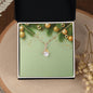 Christmas Background 028 - 18K Yellow Gold Finish Alluring Beauty Necklace