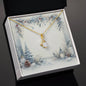 Christmas Background 084 - 18K Yellow Gold Finish Alluring Beauty Necklace