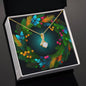 Christmas Background 122 - 18K Yellow Gold Finish Alluring Beauty Necklace
