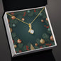 Christmas Background 128 - 18K Yellow Gold Finish Alluring Beauty Necklace