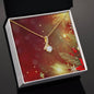 Christmas Background 098 - 18K Yellow Gold Finish Alluring Beauty Necklace