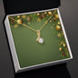 Christmas Background 061 - 18K Yellow Gold Finish Alluring Beauty Necklace