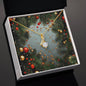 Christmas Background 127 - 18K Yellow Gold Finish Alluring Beauty Necklace