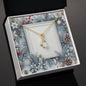 Christmas Background 087 - 18K Yellow Gold Finish Alluring Beauty Necklace