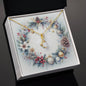 Christmas Background 075 - 18K Yellow Gold Finish Alluring Beauty Necklace
