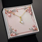 Christmas Background 008 - 18K Yellow Gold Finish Alluring Beauty Necklace
