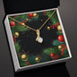Christmas Background 125 - 18K Yellow Gold Finish Alluring Beauty Necklace