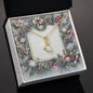 Christmas Background 077 - 18K Yellow Gold Finish Alluring Beauty Necklace